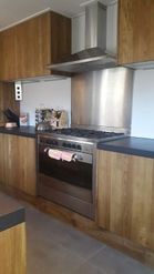 Keuken met hout