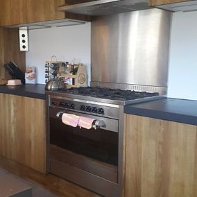 Keuken met hout
